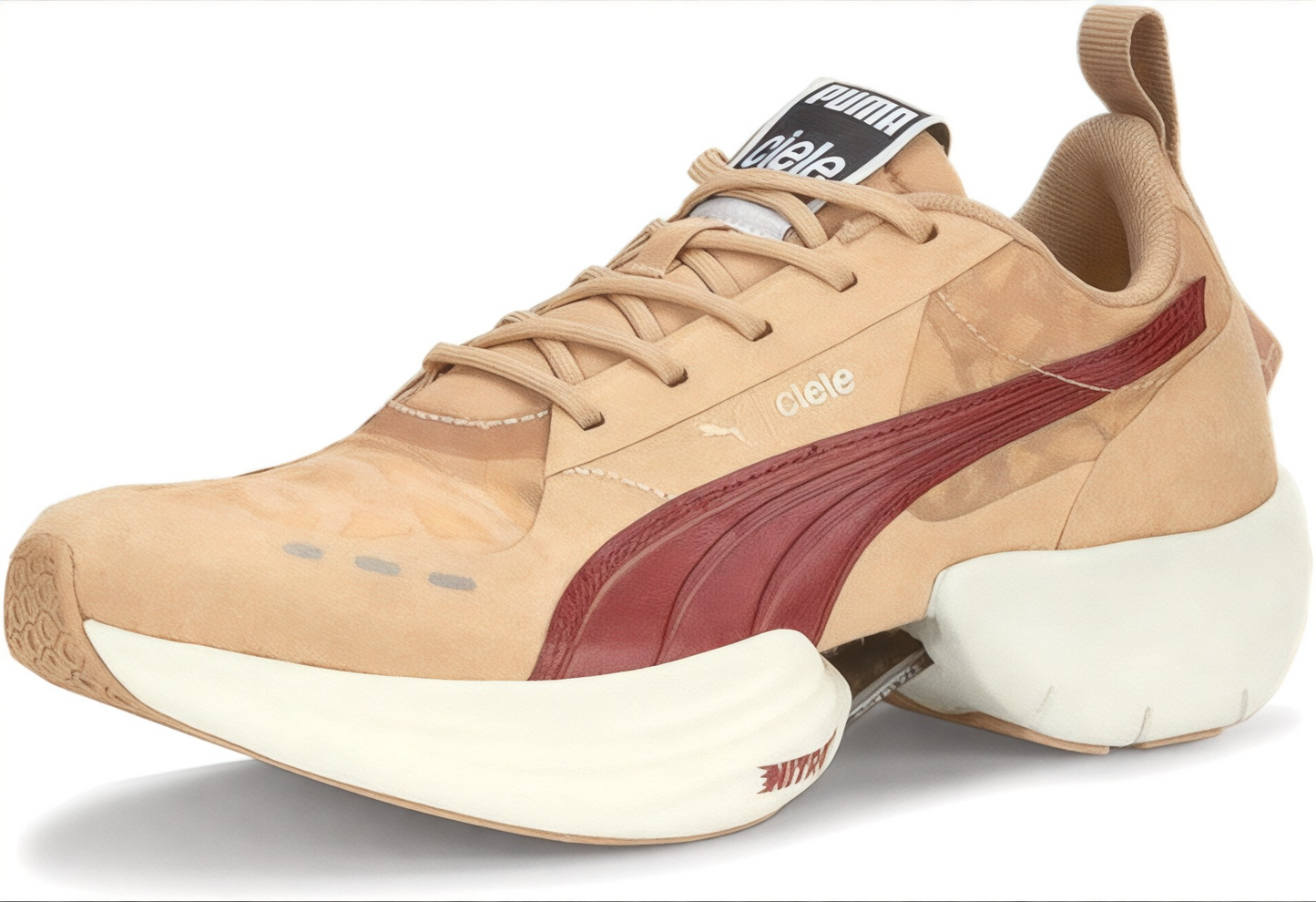 Mens X Ciele Fast R Nitro Elite Running Shoes - Beige