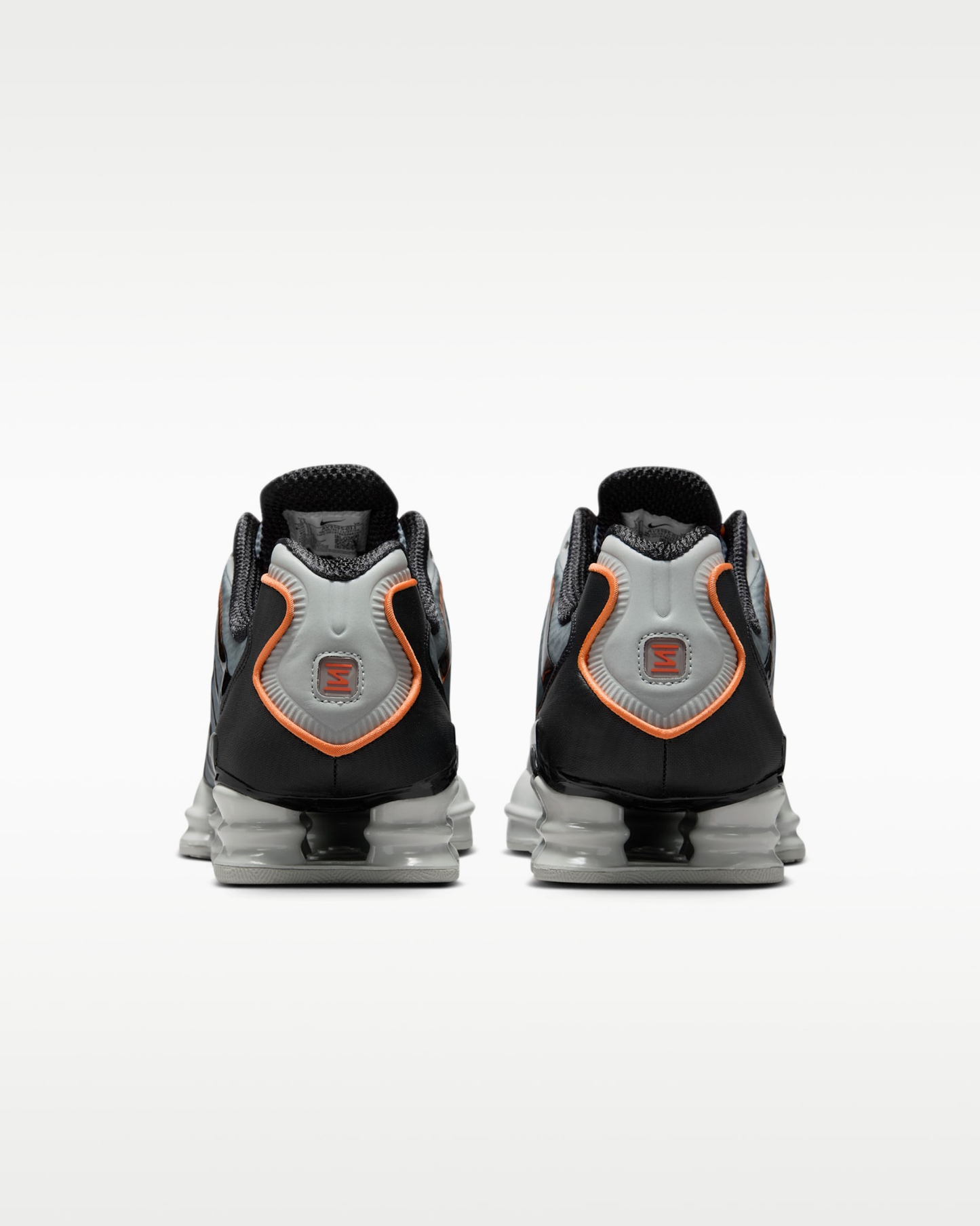 Shox TL Men’s Stylish Air Cushion Sports Running Shoes (Grey & Orange)
