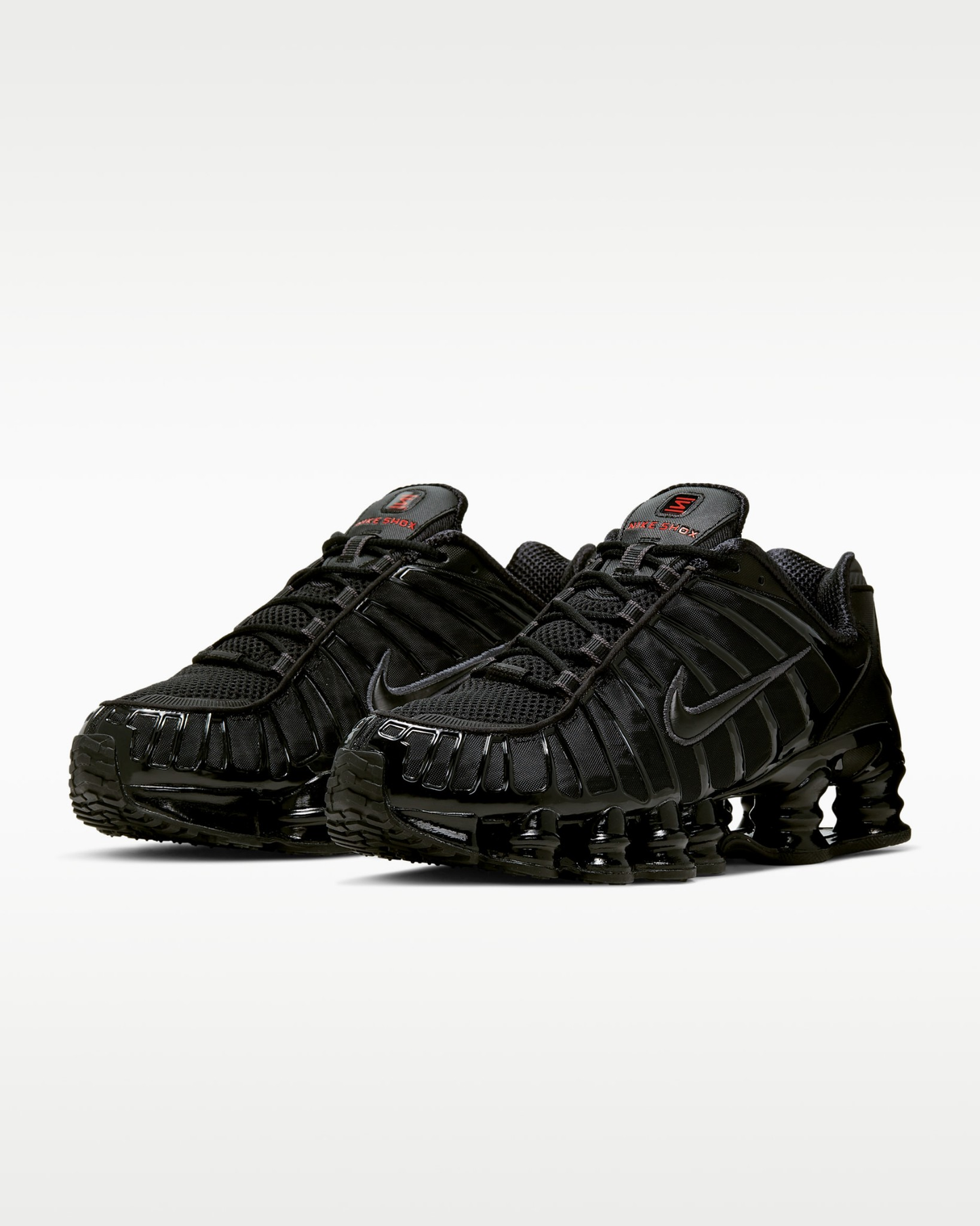SHOX TL Men’s All Black Air Cushion Sports Running Shoes (Premium Look)