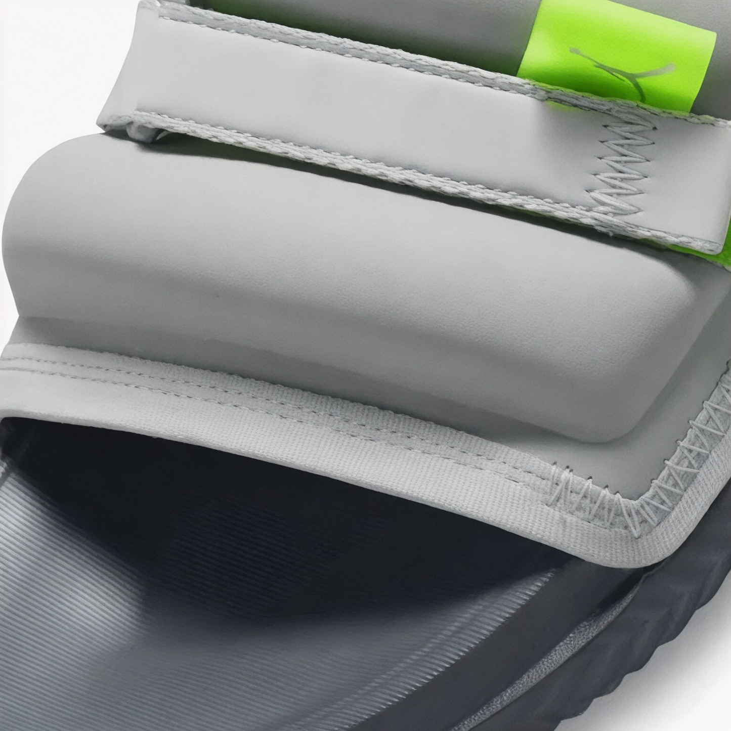 Men’s Premium Comfort Slides | Lightweight Anti-Slip Casual Slippers (Grey & Neon Design)